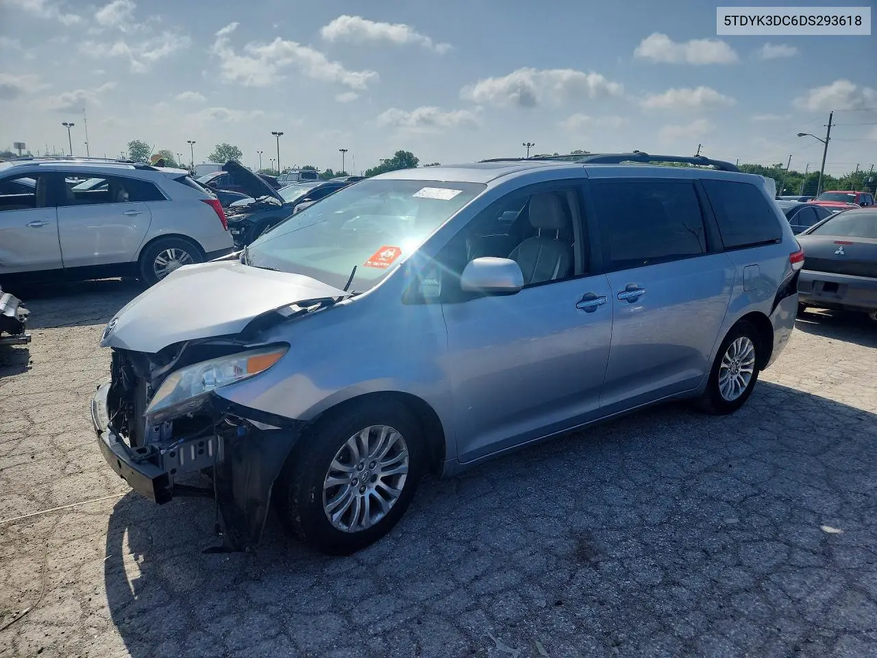 2013 Toyota Sienna Xle 8-Passenger VIN: 5TDYK3DC6DS293618 Lot: 59161406