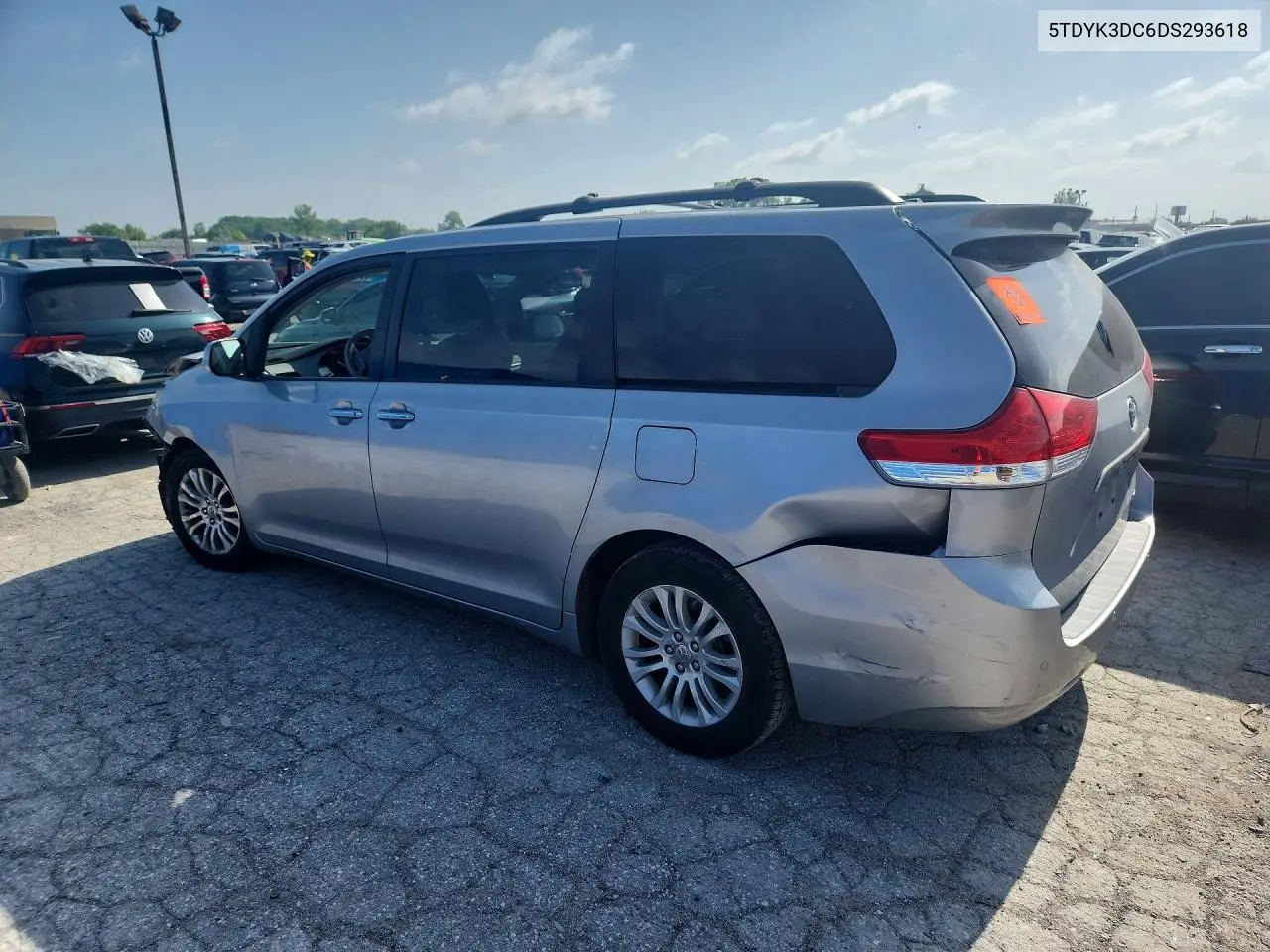 2013 Toyota Sienna Xle 8-Passenger VIN: 5TDYK3DC6DS293618 Lot: 59161406