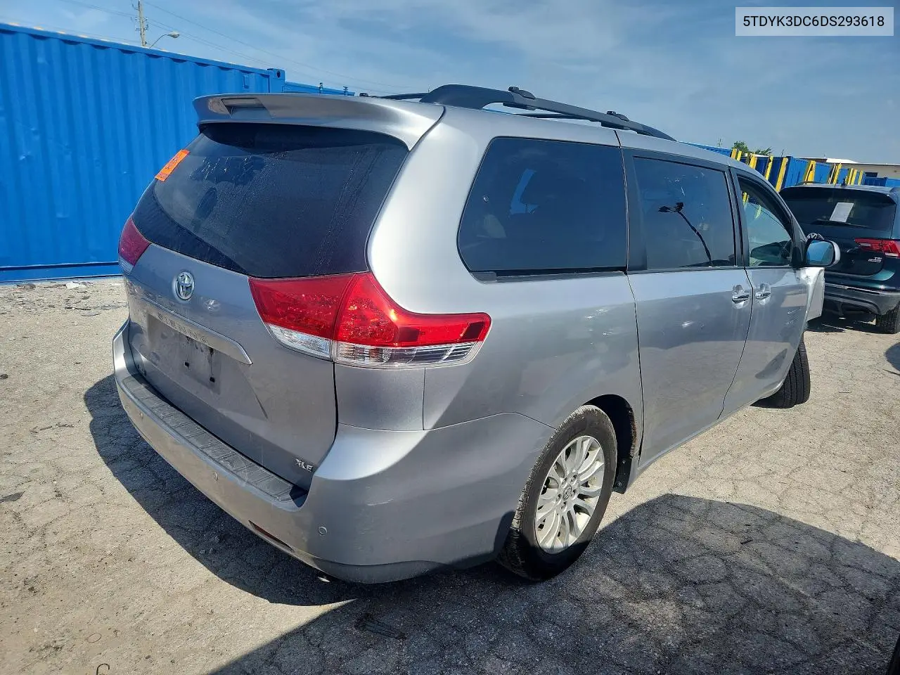 2013 Toyota Sienna Xle 8-Passenger VIN: 5TDYK3DC6DS293618 Lot: 59161406