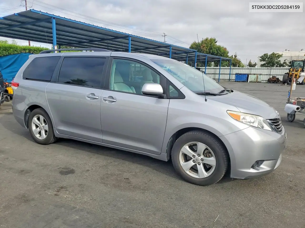 2013 Toyota Sienna Le VIN: 5TDKK3DC2DS284159 Lot: 59701326