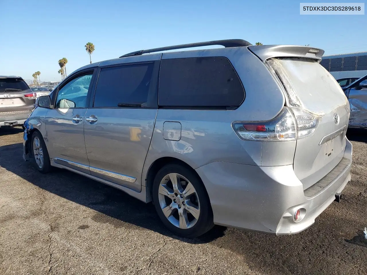 2013 Toyota Sienna Sport VIN: 5TDXK3DC3DS289618 Lot: 60819506