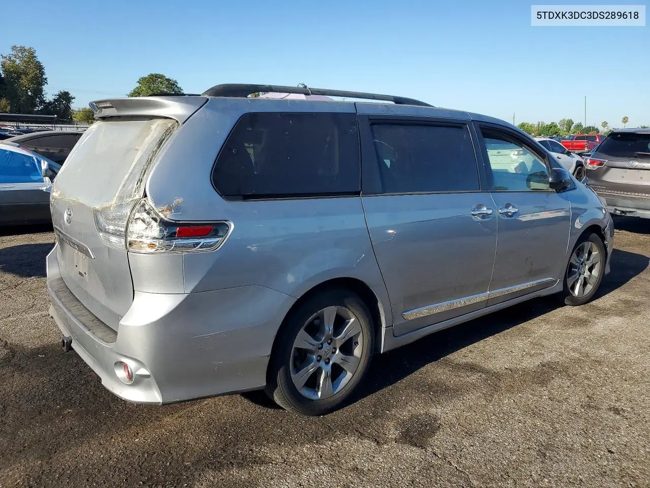 2013 Toyota Sienna Sport VIN: 5TDXK3DC3DS289618 Lot: 60819506