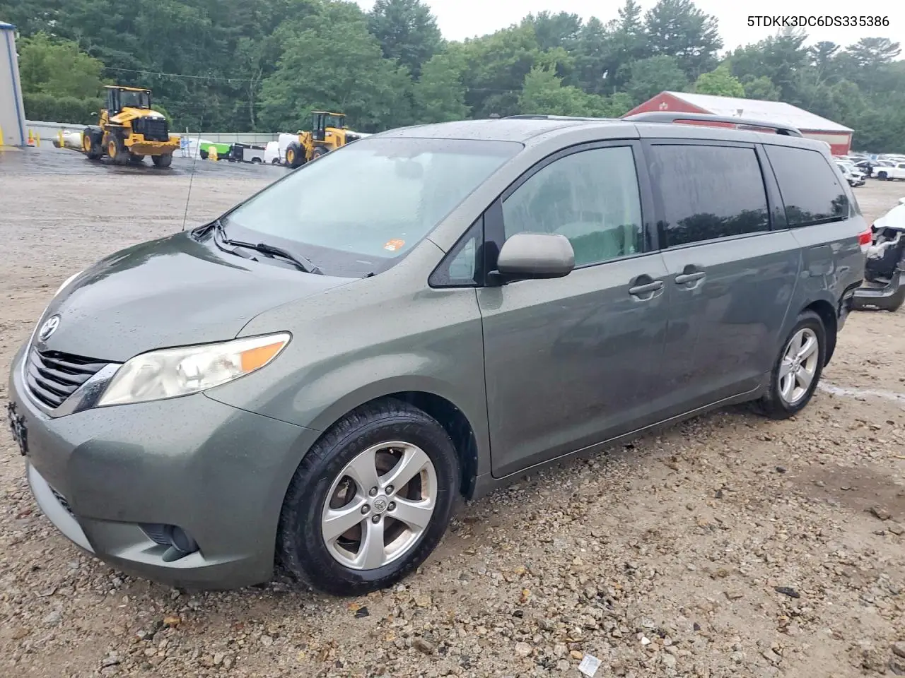 2013 Toyota Sienna Le VIN: 5TDKK3DC6DS335386 Lot: 61790356