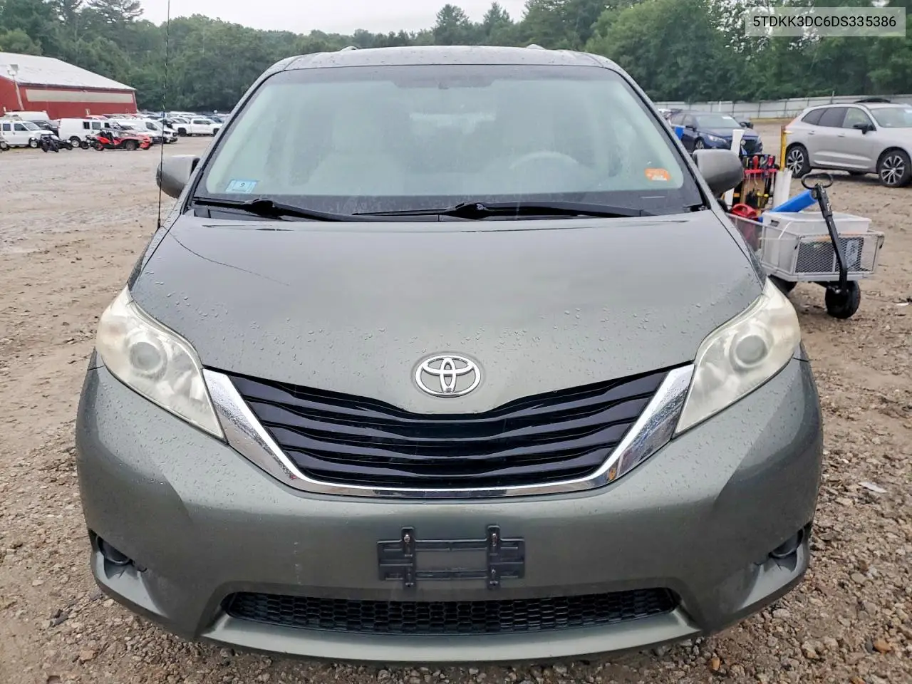 2013 Toyota Sienna Le VIN: 5TDKK3DC6DS335386 Lot: 61790356
