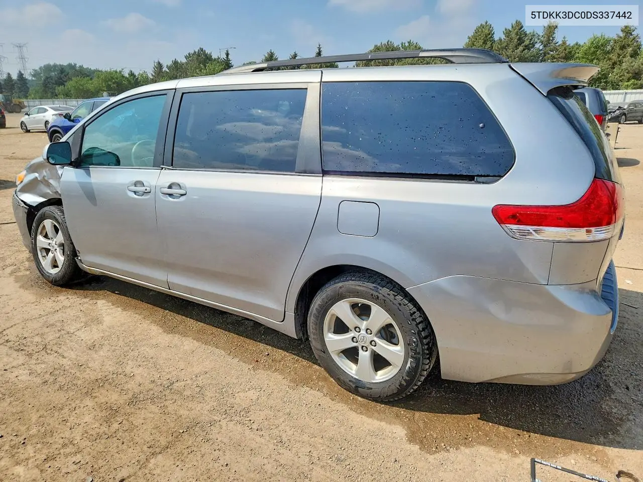 2013 Toyota Sienna Le VIN: 5TDKK3DC0DS337442 Lot: 61795876
