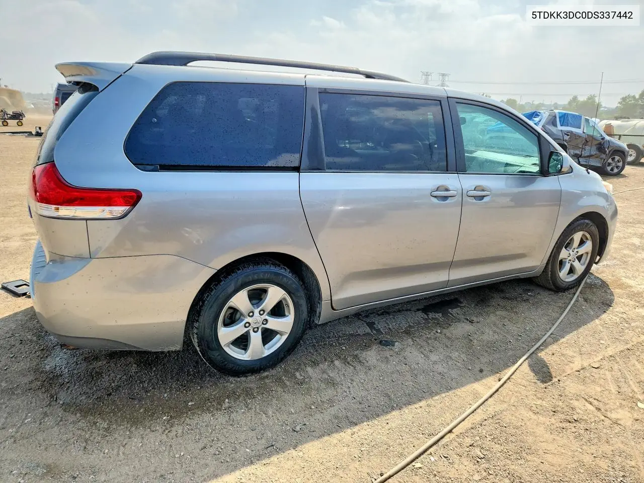 2013 Toyota Sienna Le VIN: 5TDKK3DC0DS337442 Lot: 61795876
