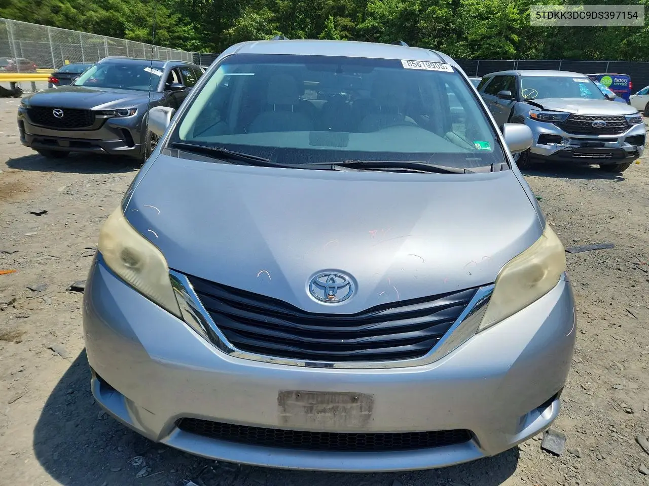 2013 Toyota Sienna Le VIN: 5TDKK3DC9DS397154 Lot: 85619905