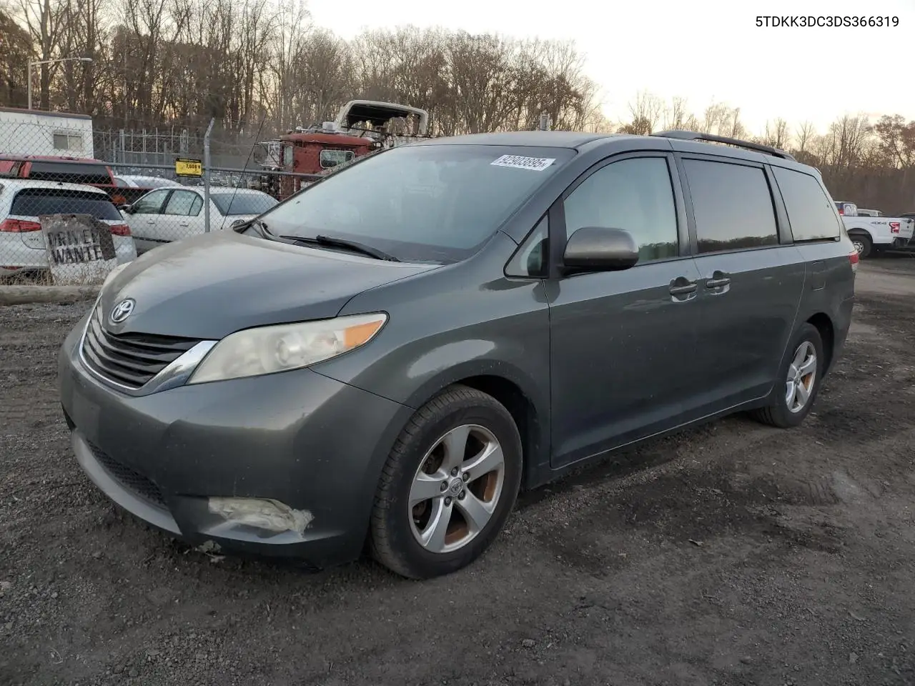 5TDKK3DC3DS366319 2013 Toyota Sienna