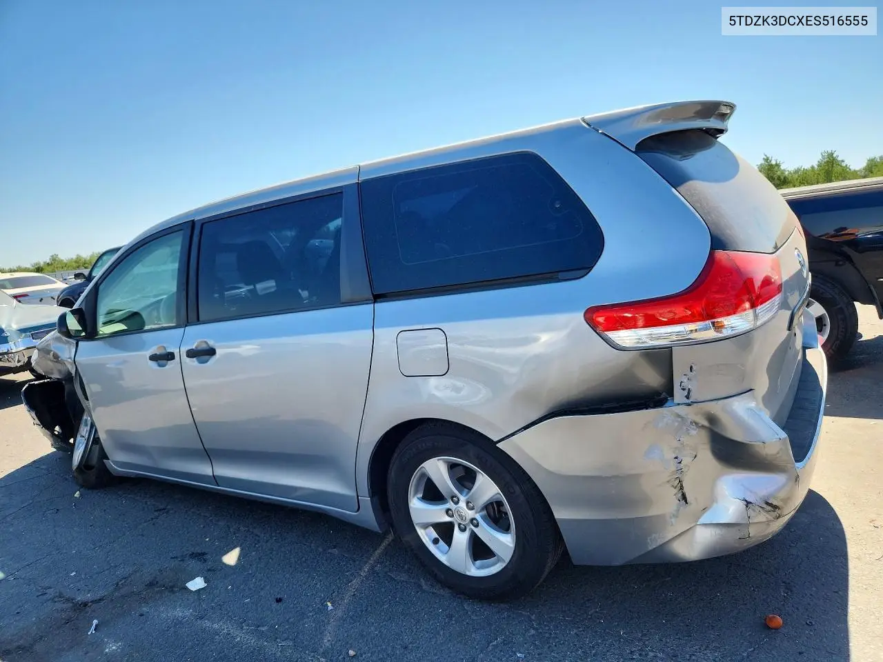 2014 Toyota Sienna L 7-Passenger VIN: 5TDZK3DCXES516555 Lot: 57581806