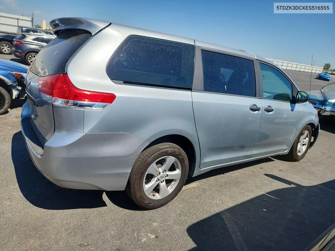 2014 Toyota Sienna L 7-Passenger VIN: 5TDZK3DCXES516555 Lot: 57581806