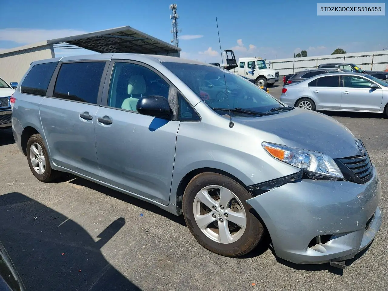 2014 Toyota Sienna L 7-Passenger VIN: 5TDZK3DCXES516555 Lot: 57581806