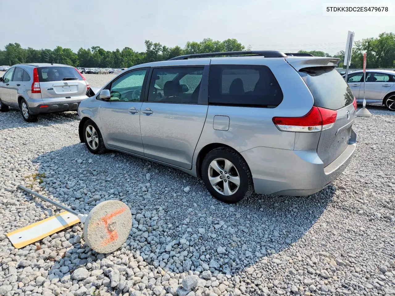 2014 Toyota Sienna Le VIN: 5TDKK3DC2ES479678 Lot: 60485816