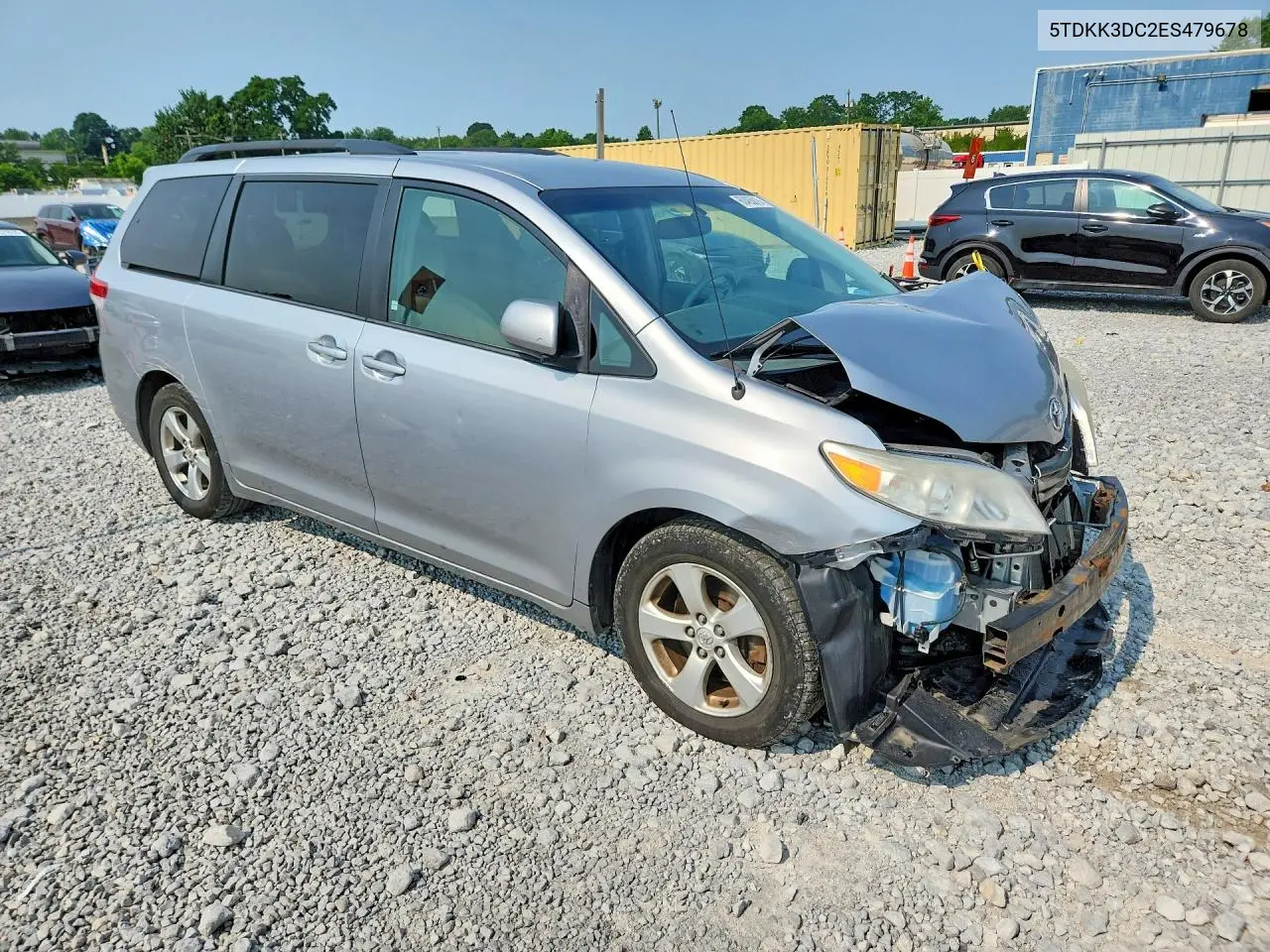 2014 Toyota Sienna Le VIN: 5TDKK3DC2ES479678 Lot: 60485816