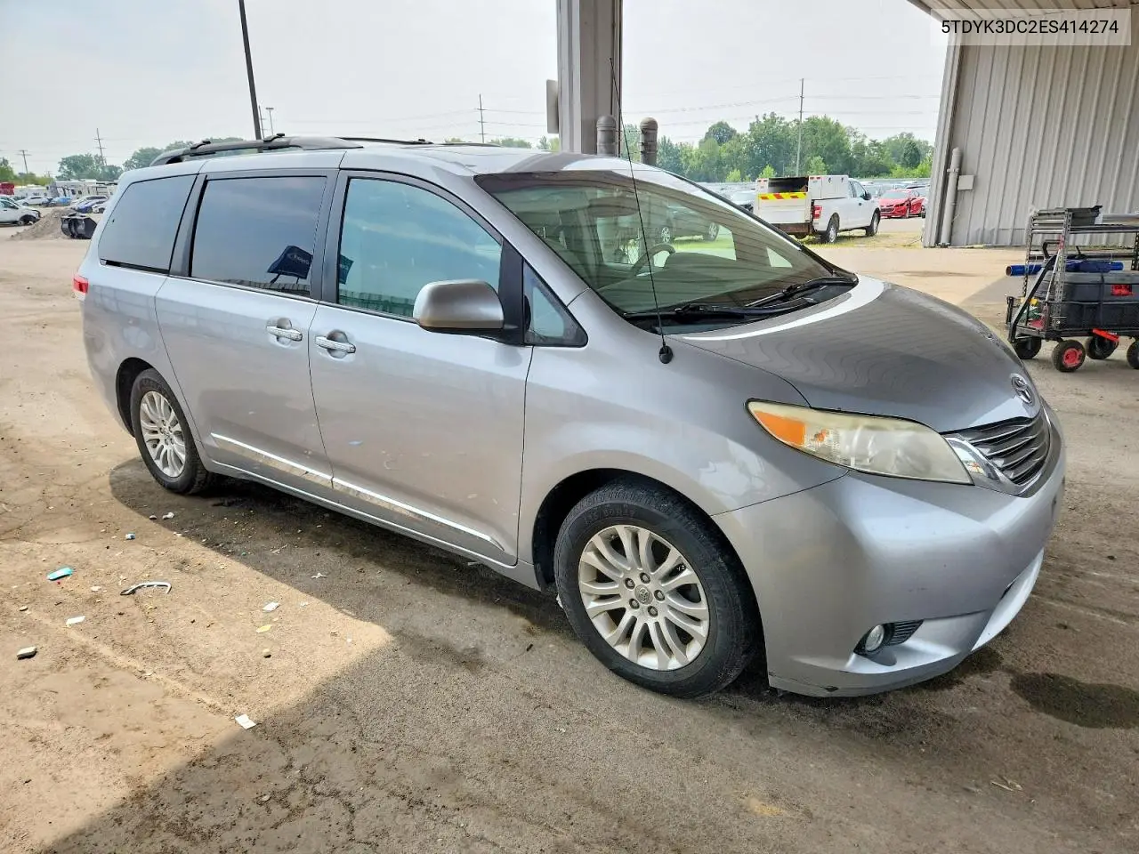 2014 Toyota Sienna Xle 8-Passenger VIN: 5TDYK3DC2ES414274 Lot: 60769536