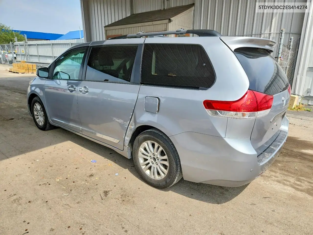2014 Toyota Sienna Xle 8-Passenger VIN: 5TDYK3DC2ES414274 Lot: 60769536