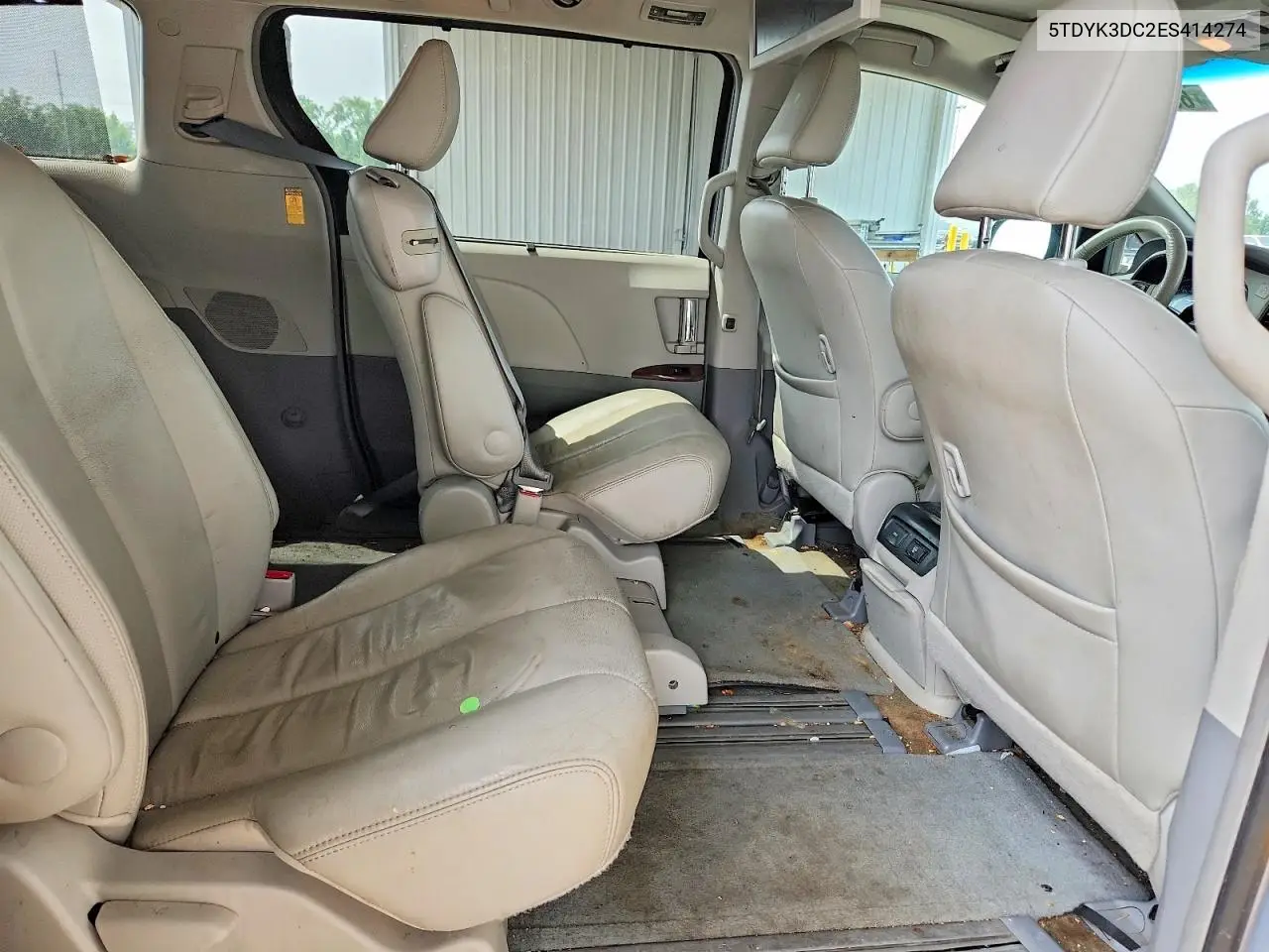 2014 Toyota Sienna Xle 8-Passenger VIN: 5TDYK3DC2ES414274 Lot: 60769536