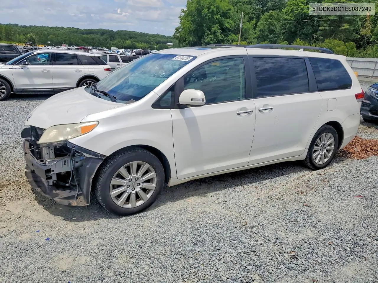2014 Toyota Sienna Limited 7-Passenger VIN: 5TDDK3DC1ES087249 Lot: 61133236