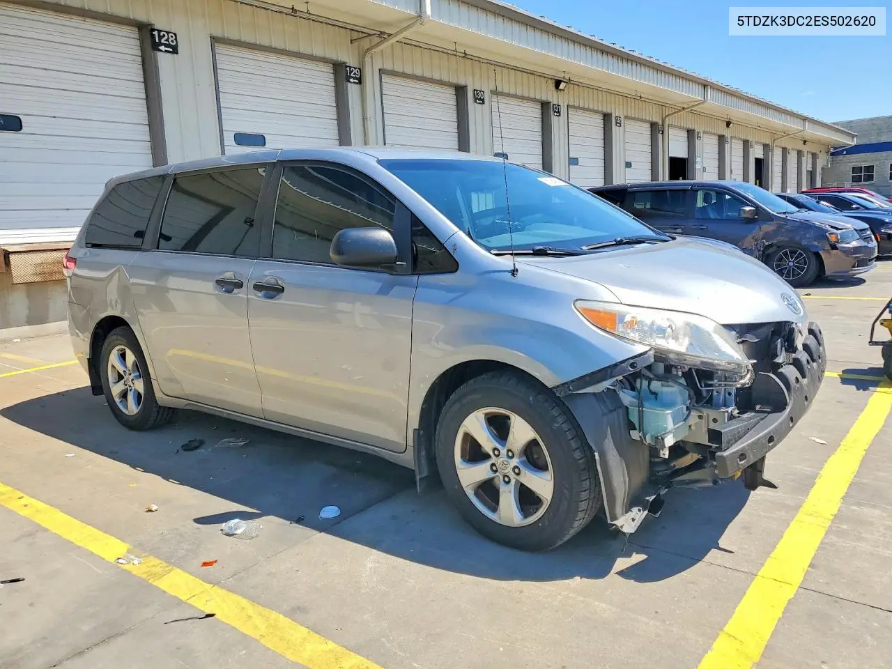 2014 Toyota Sienna L 7-Passenger VIN: 5TDZK3DC2ES502620 Lot: 61134636