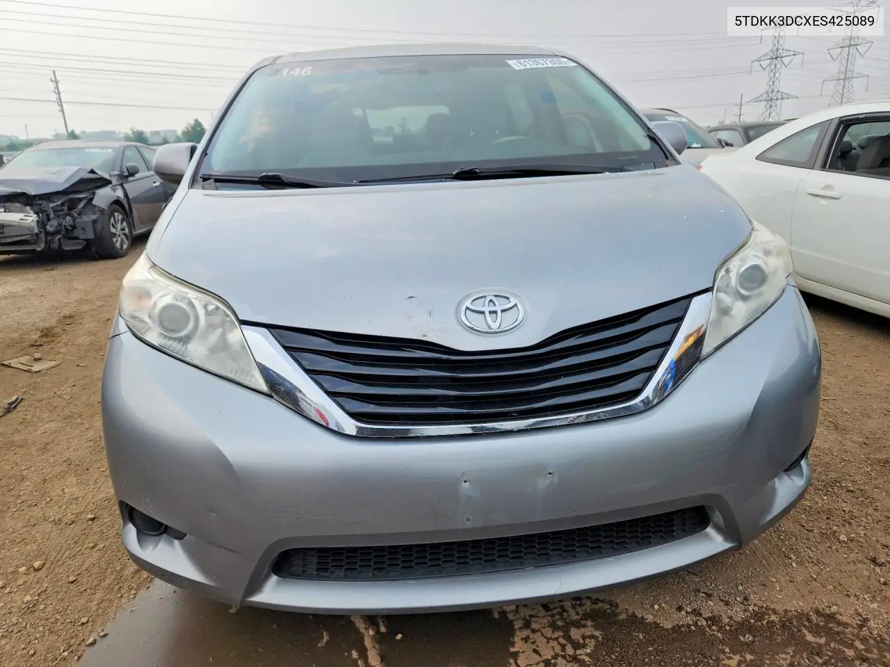 2014 Toyota Sienna Le VIN: 5TDKK3DCXES425089 Lot: 61367306