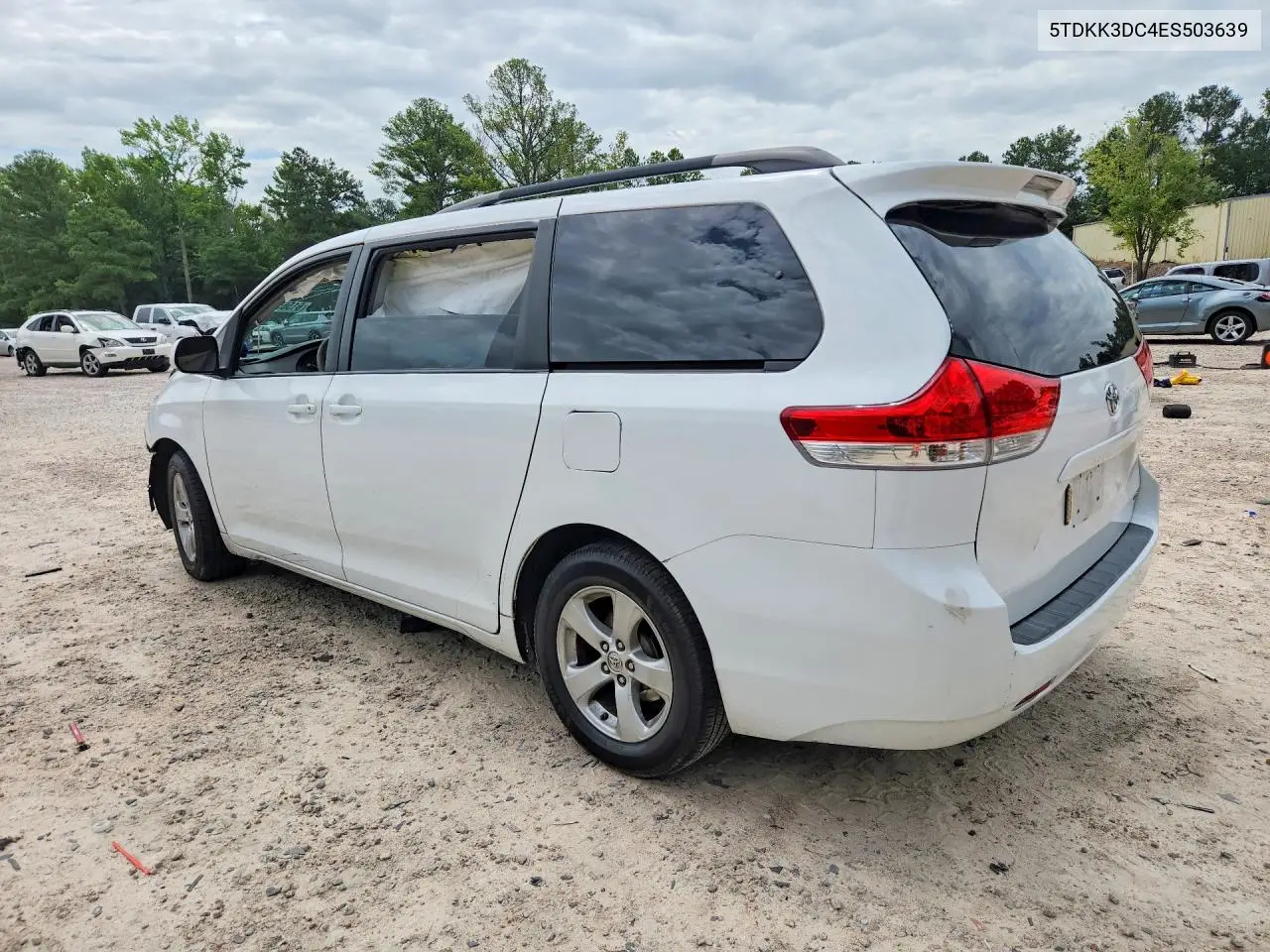 2014 Toyota Sienna Le VIN: 5TDKK3DC4ES503639 Lot: 61565746