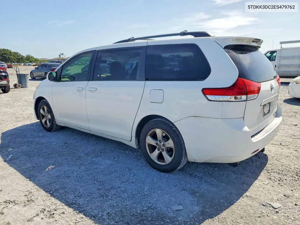 2014 Toyota Sienna Le VIN: 5TDKK3DC2ES479762 Lot: 61988376
