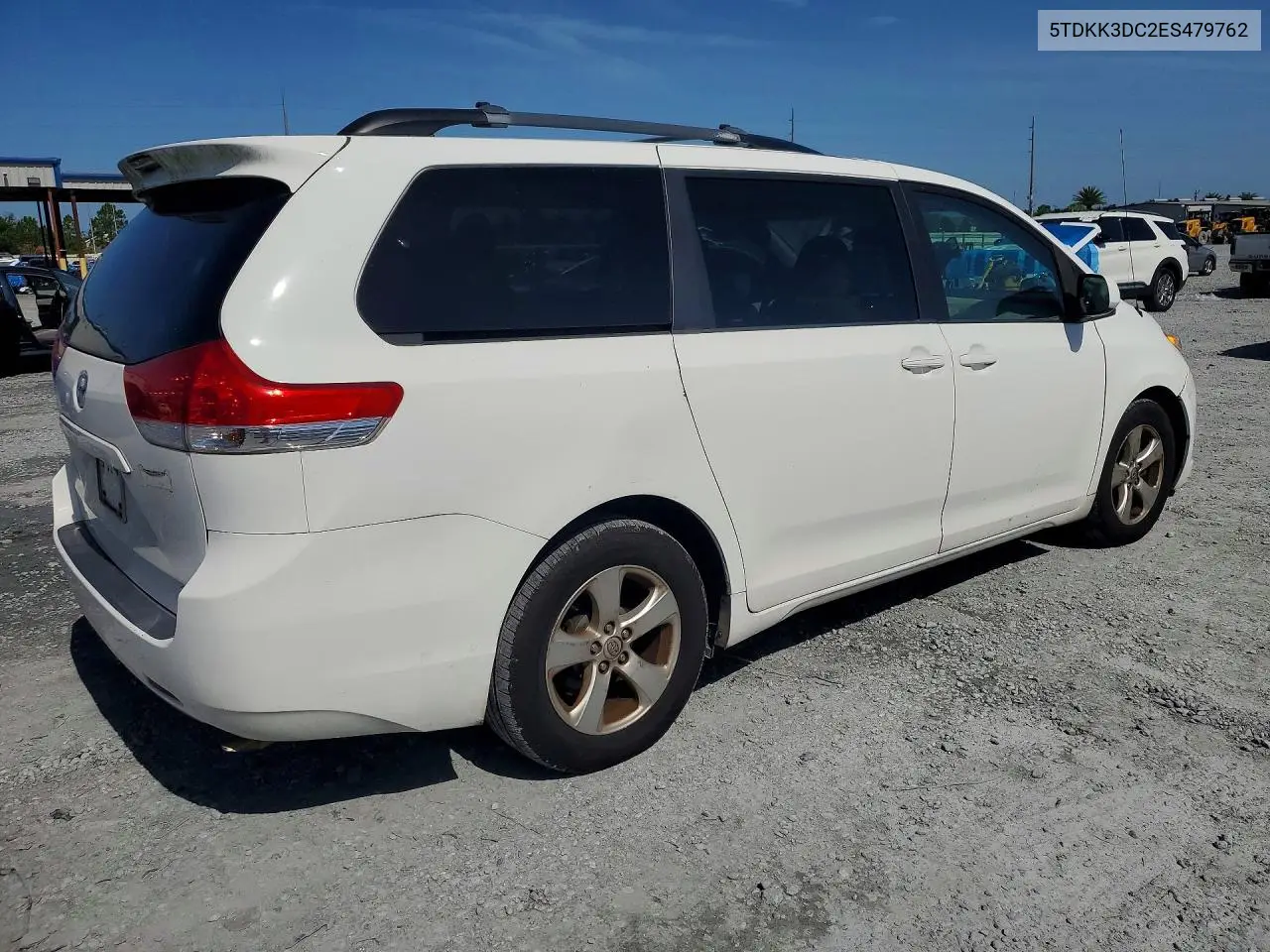 2014 Toyota Sienna Le VIN: 5TDKK3DC2ES479762 Lot: 61988376