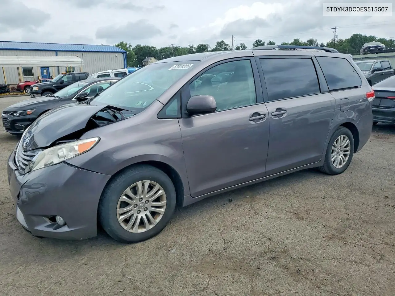 2014 Toyota Sienna Xle 8-Passenger VIN: 5TDYK3DC0ES515507 Lot: 62004286