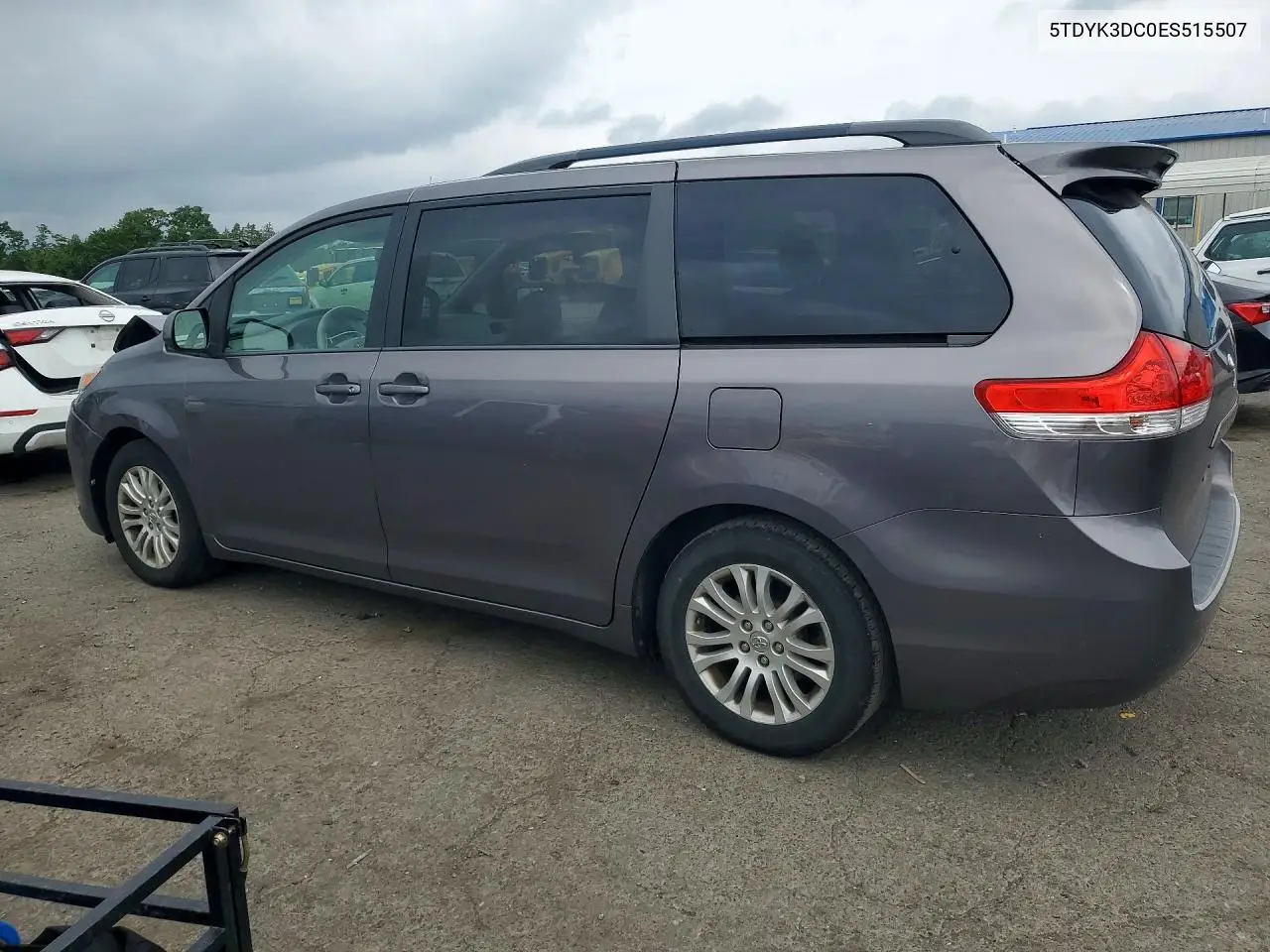 2014 Toyota Sienna Xle 8-Passenger VIN: 5TDYK3DC0ES515507 Lot: 62004286