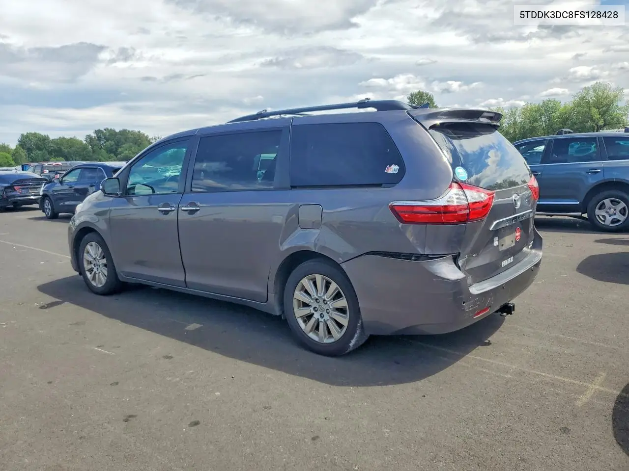 2015 Toyota Sienna Limited 7-Passenger VIN: 5TDDK3DC8FS128428 Lot: 58844856