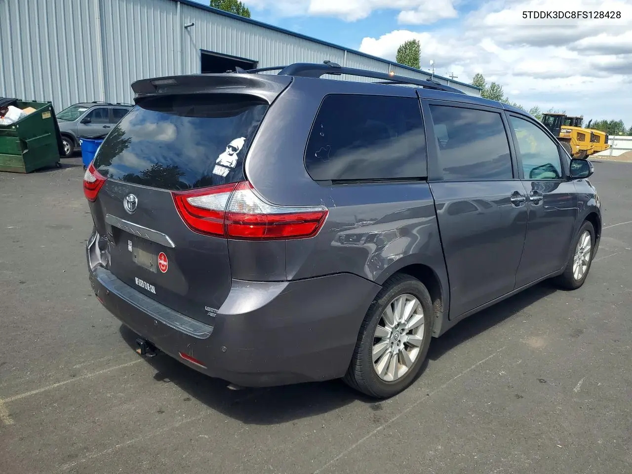 2015 Toyota Sienna Limited 7-Passenger VIN: 5TDDK3DC8FS128428 Lot: 58844856