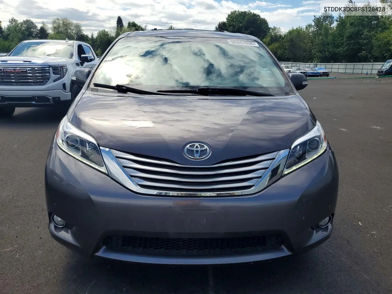 2015 Toyota Sienna Limited 7-Passenger VIN: 5TDDK3DC8FS128428 Lot: 58844856
