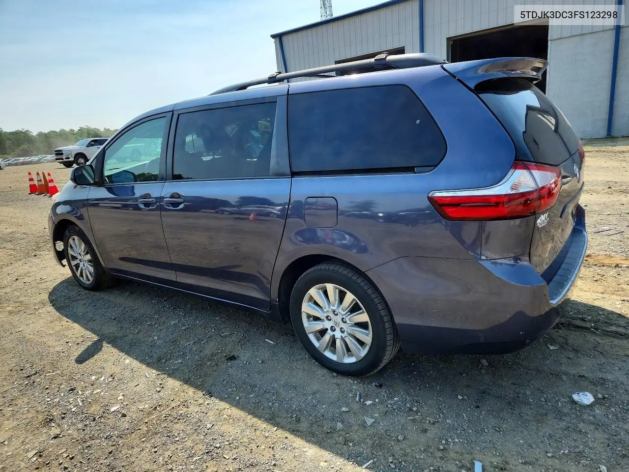 2015 Toyota Sienna Le VIN: 5TDJK3DC3FS123298 Lot: 60415116