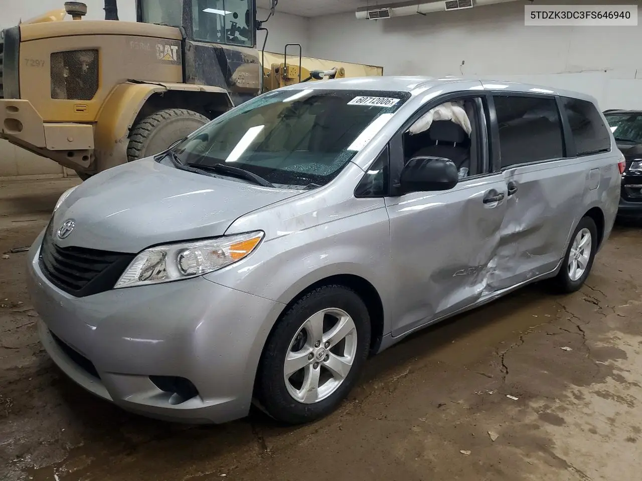 2015 Toyota Sienna L 7-Passenger VIN: 5TDZK3DC3FS646940 Lot: 60712006