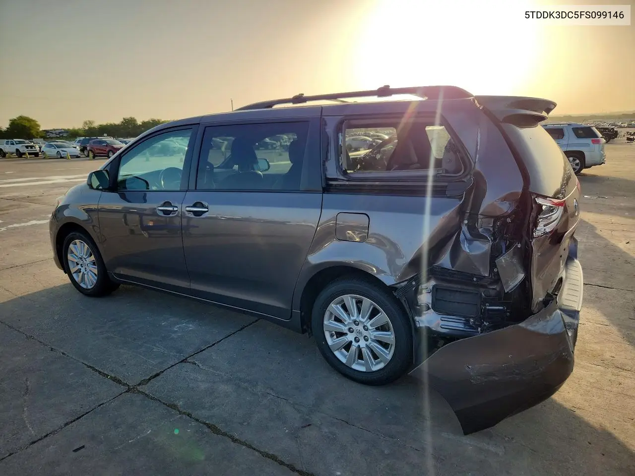 2015 Toyota Sienna Xle 7-Passenger VIN: 5TDDK3DC5FS099146 Lot: 60944196