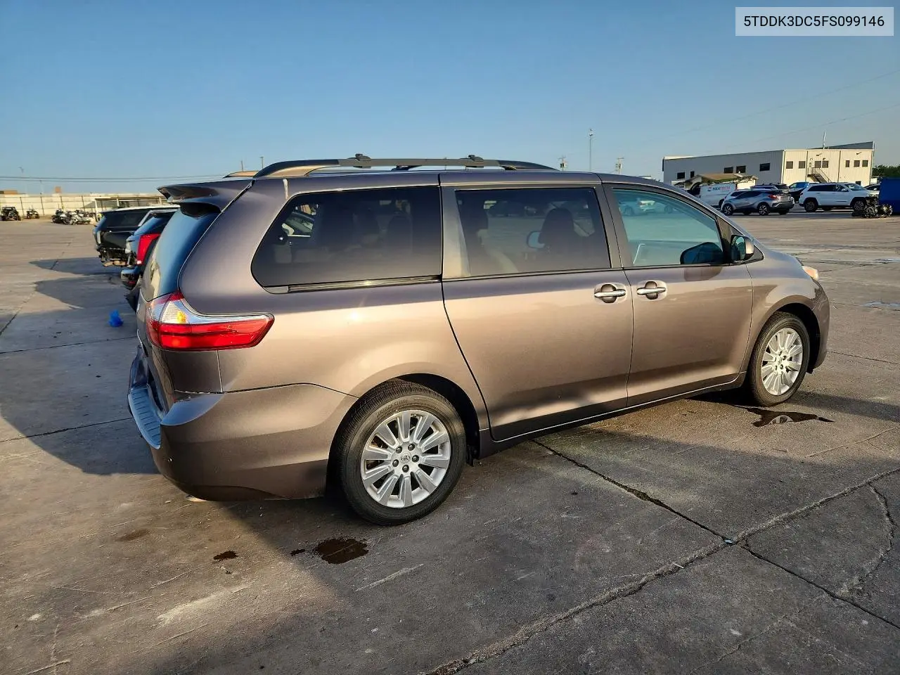 2015 Toyota Sienna Xle 7-Passenger VIN: 5TDDK3DC5FS099146 Lot: 60944196