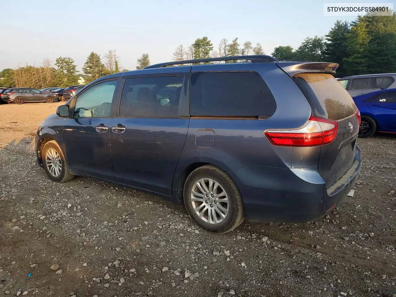 2015 Toyota Sienna Xle Premium 8-Passenger VIN: 5TDYK3DC6FS584901 Lot: 60976666