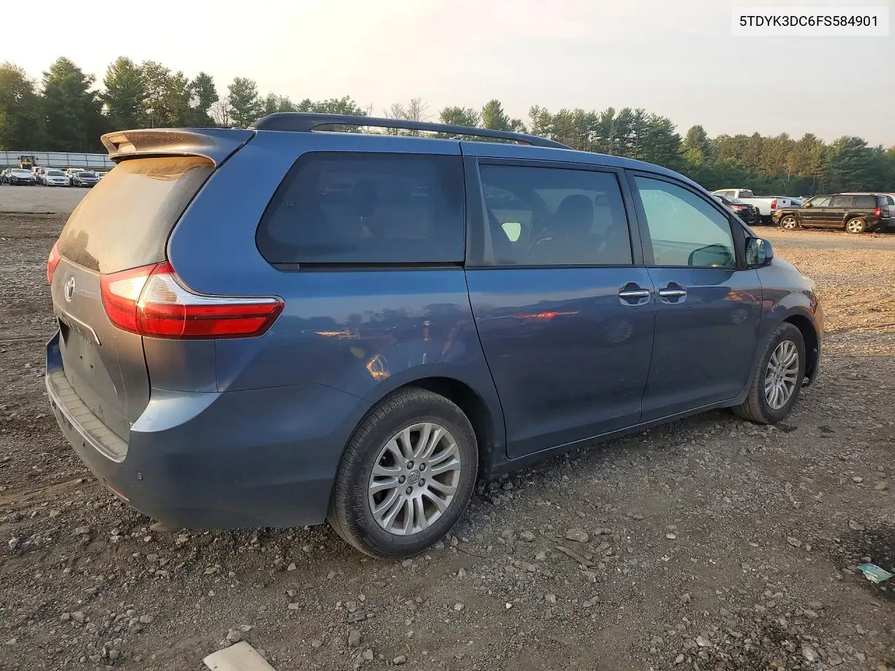 2015 Toyota Sienna Xle Premium 8-Passenger VIN: 5TDYK3DC6FS584901 Lot: 60976666