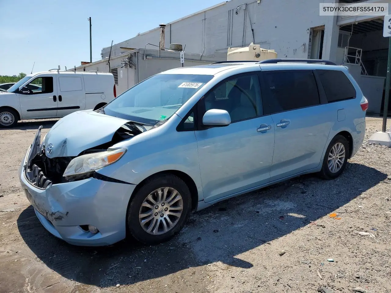 2015 Toyota Sienna Xle 8-Passenger VIN: 5TDYK3DC8FS554170 Lot: 61005976