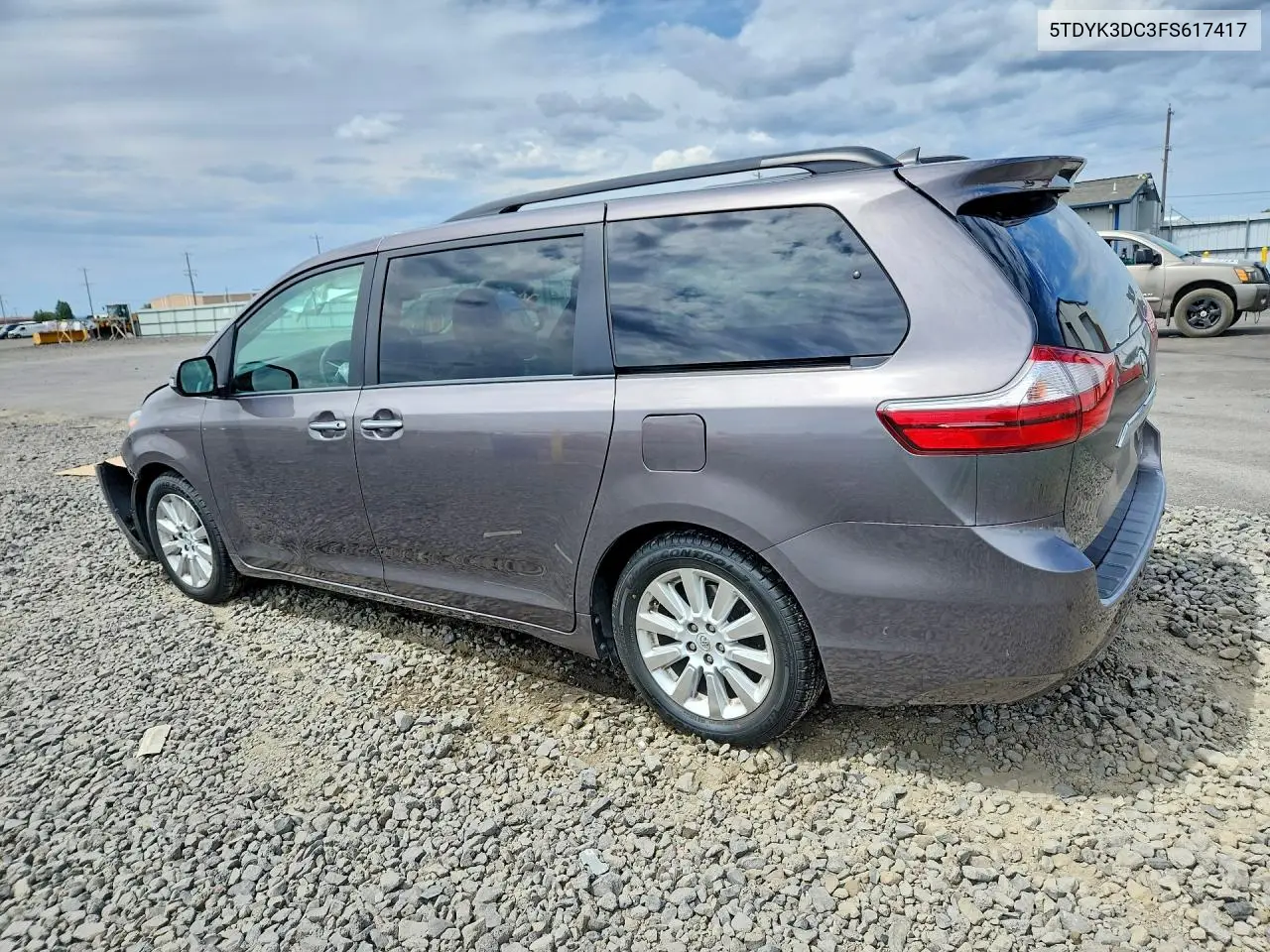 2015 Toyota Sienna Limited Premium 7-Passenger VIN: 5TDYK3DC3FS617417 Lot: 61089666