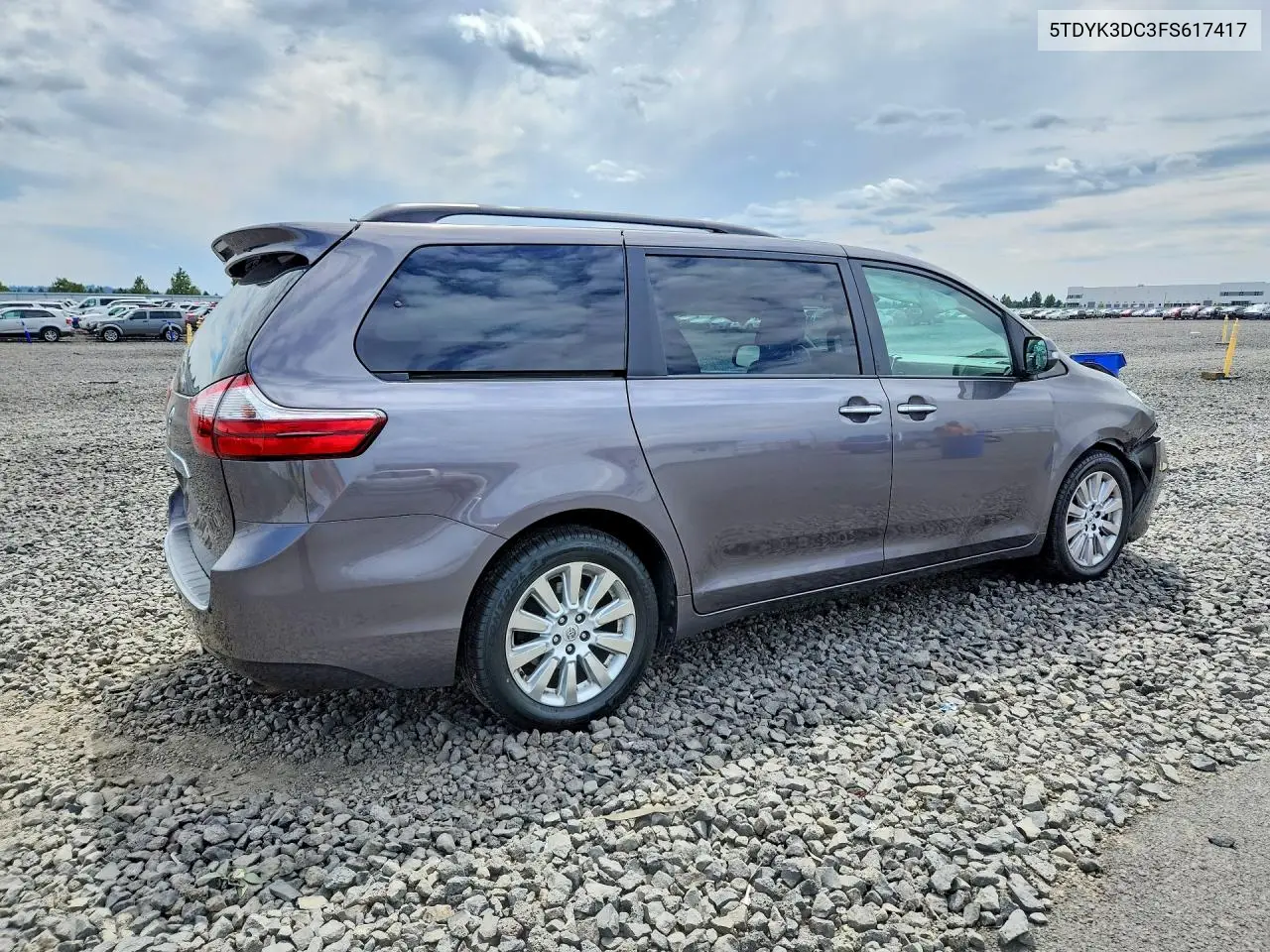 2015 Toyota Sienna Limited Premium 7-Passenger VIN: 5TDYK3DC3FS617417 Lot: 61089666
