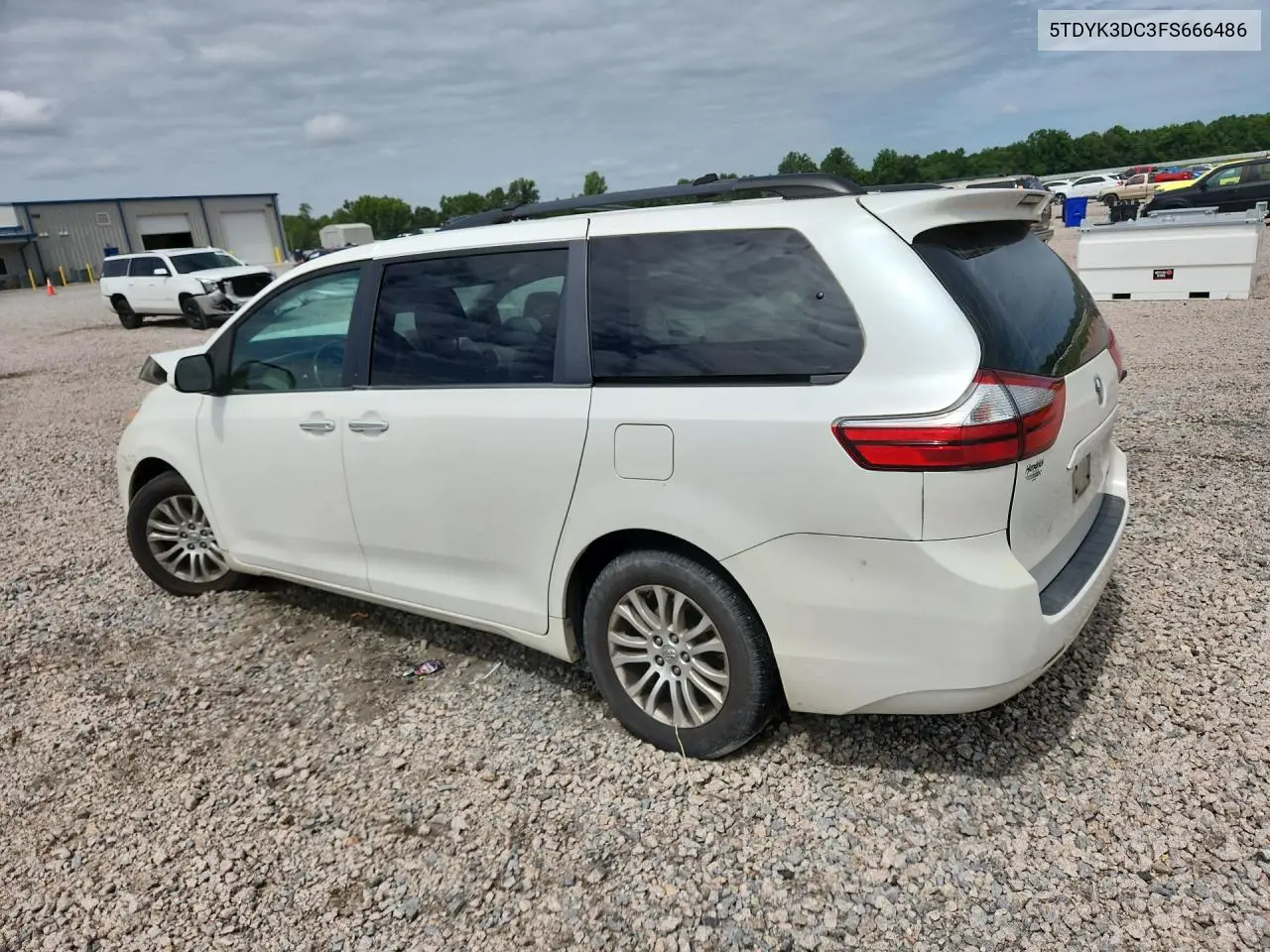 2015 Toyota Sienna Xle 8-Passenger VIN: 5TDYK3DC3FS666486 Lot: 61177286