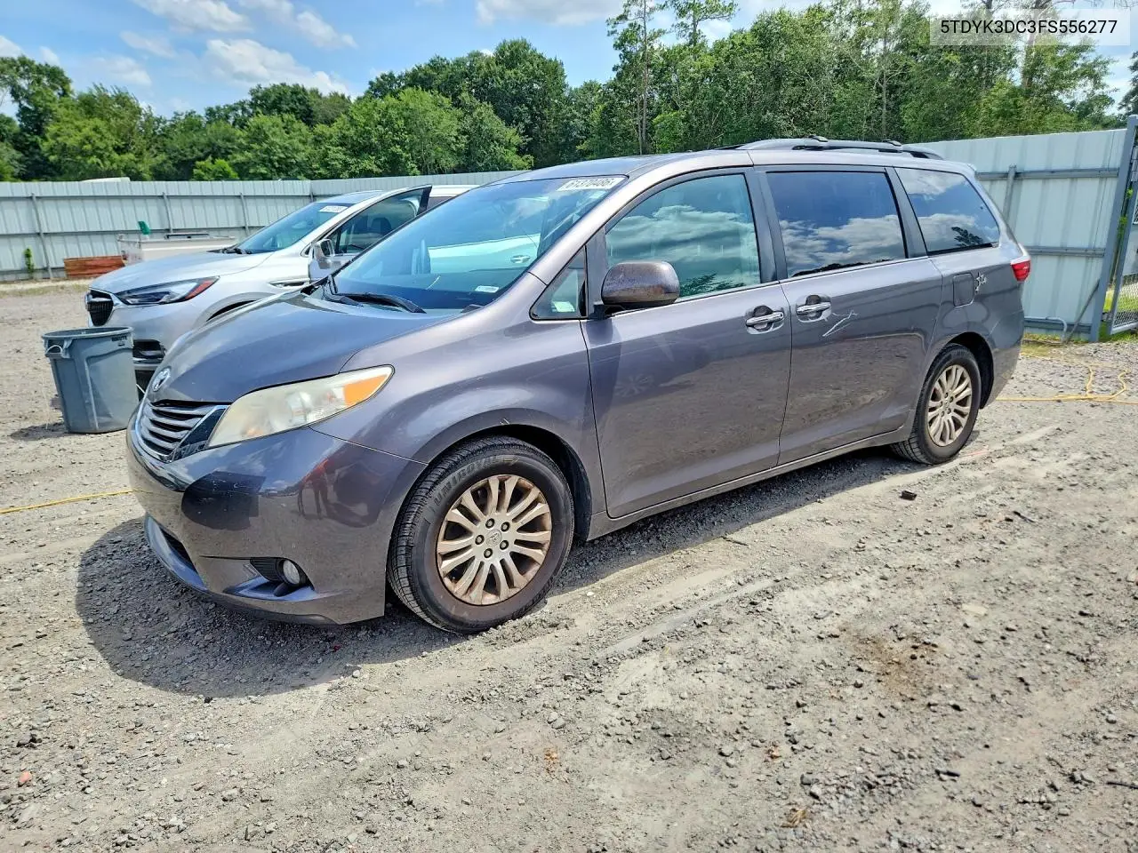 2015 Toyota Sienna Xle Premium 8-Passenger VIN: 5TDYK3DC3FS556277 Lot: 61370486