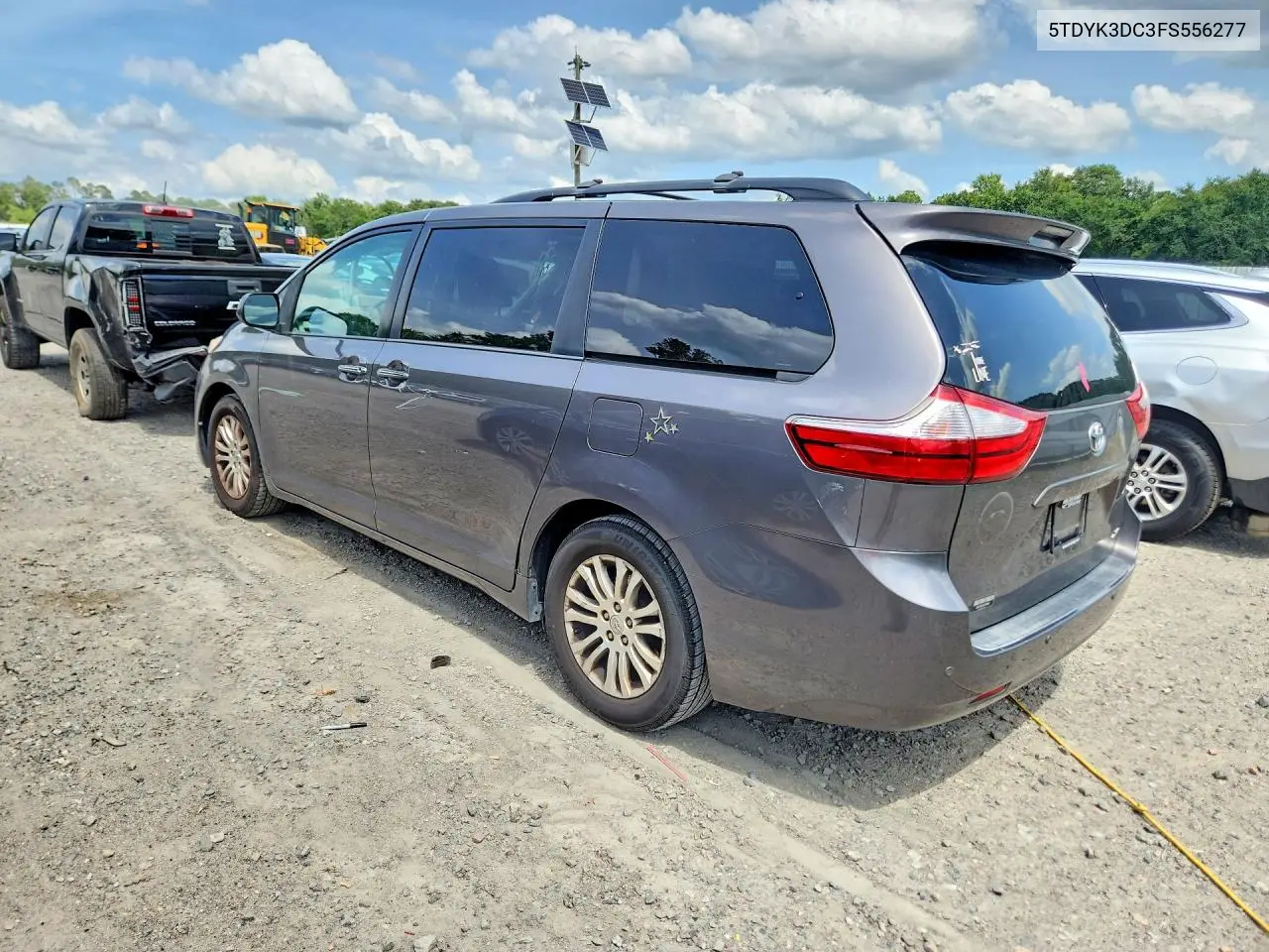 2015 Toyota Sienna Xle Premium 8-Passenger VIN: 5TDYK3DC3FS556277 Lot: 61370486
