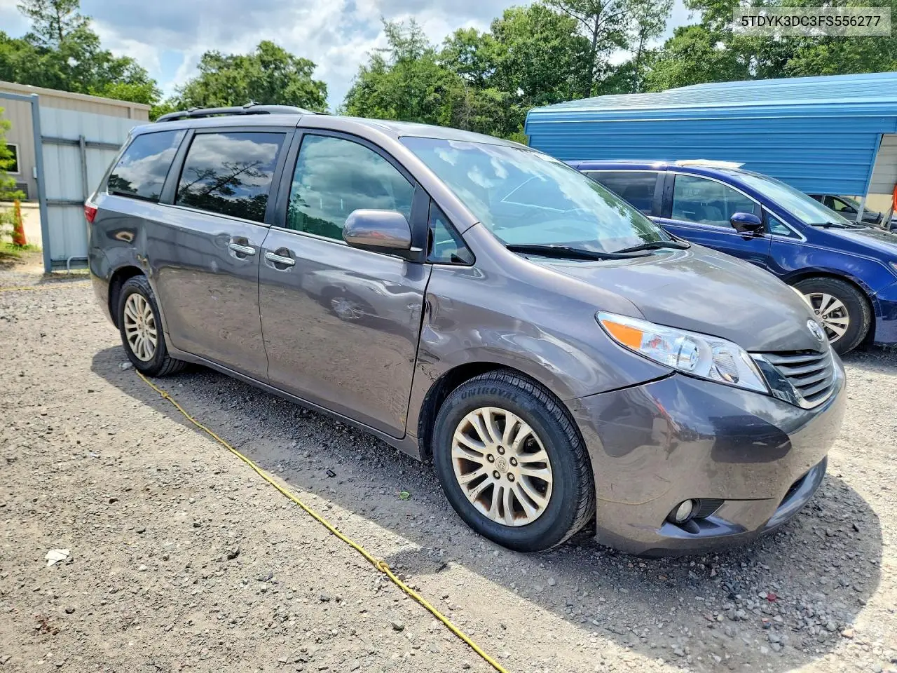 2015 Toyota Sienna Xle Premium 8-Passenger VIN: 5TDYK3DC3FS556277 Lot: 61370486