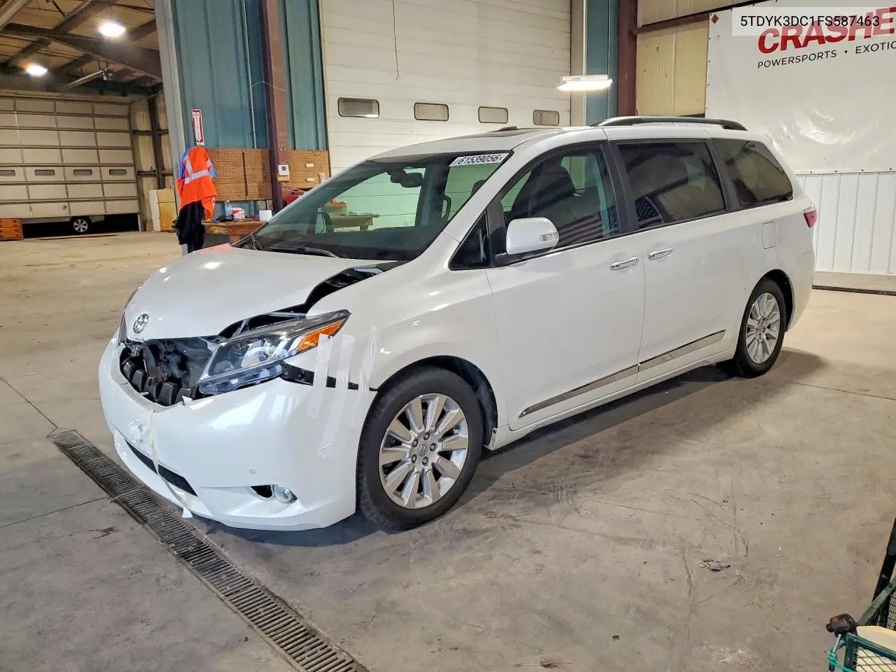 2015 Toyota Sienna Limited Premium 7-Passenger VIN: 5TDYK3DC1FS587463 Lot: 61539056