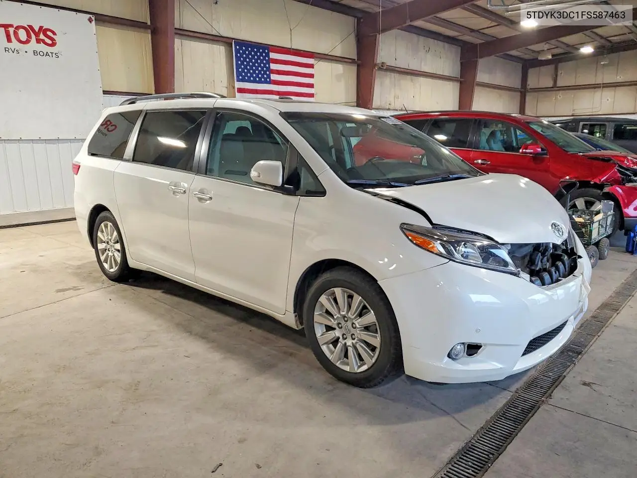 2015 Toyota Sienna Limited Premium 7-Passenger VIN: 5TDYK3DC1FS587463 Lot: 61539056