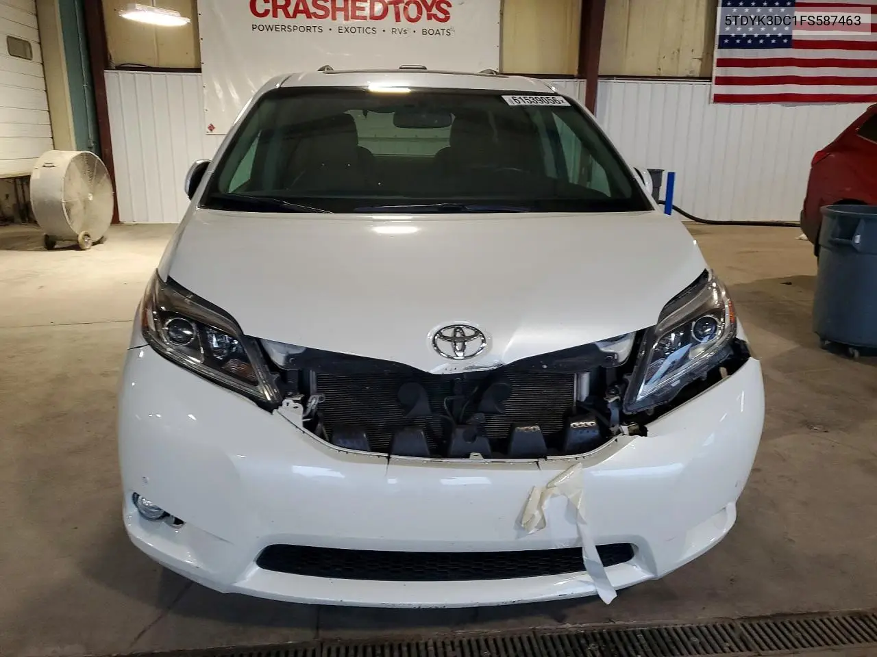 2015 Toyota Sienna Limited Premium 7-Passenger VIN: 5TDYK3DC1FS587463 Lot: 61539056