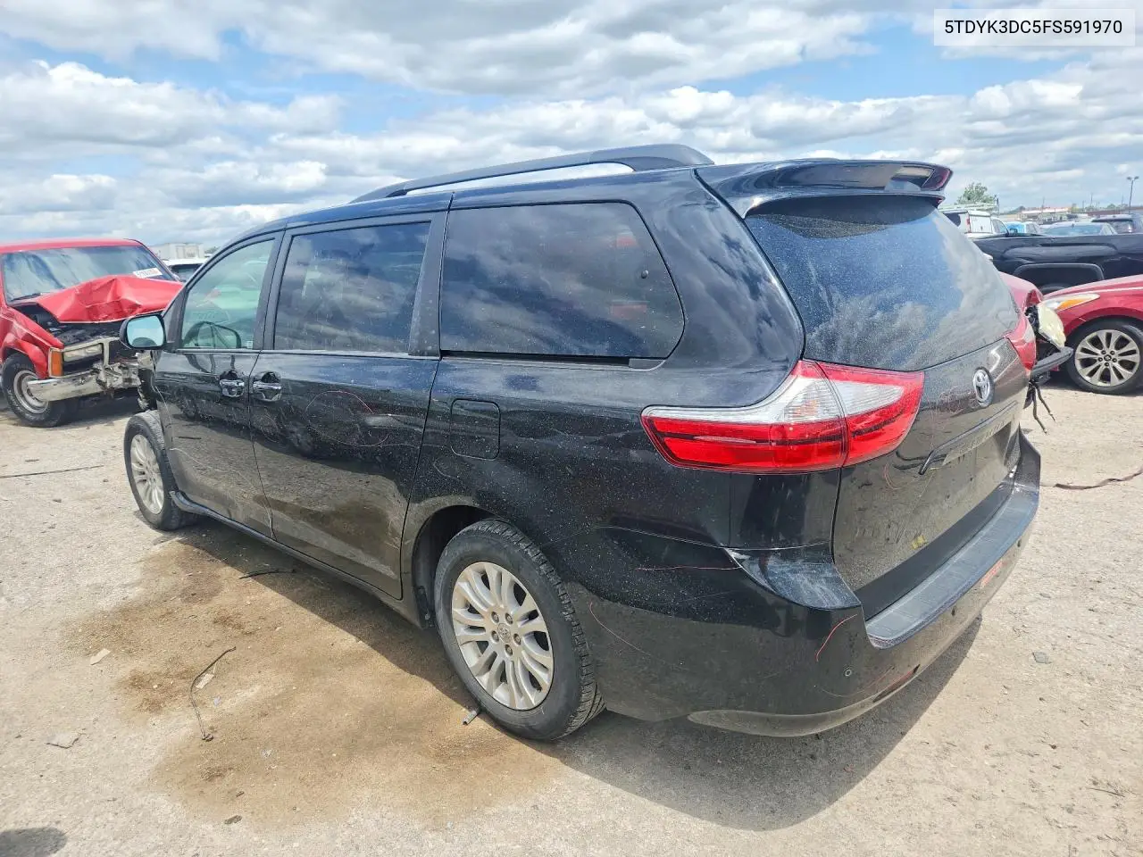 2015 Toyota Sienna Xle 8-Passenger VIN: 5TDYK3DC5FS591970 Lot: 61781526