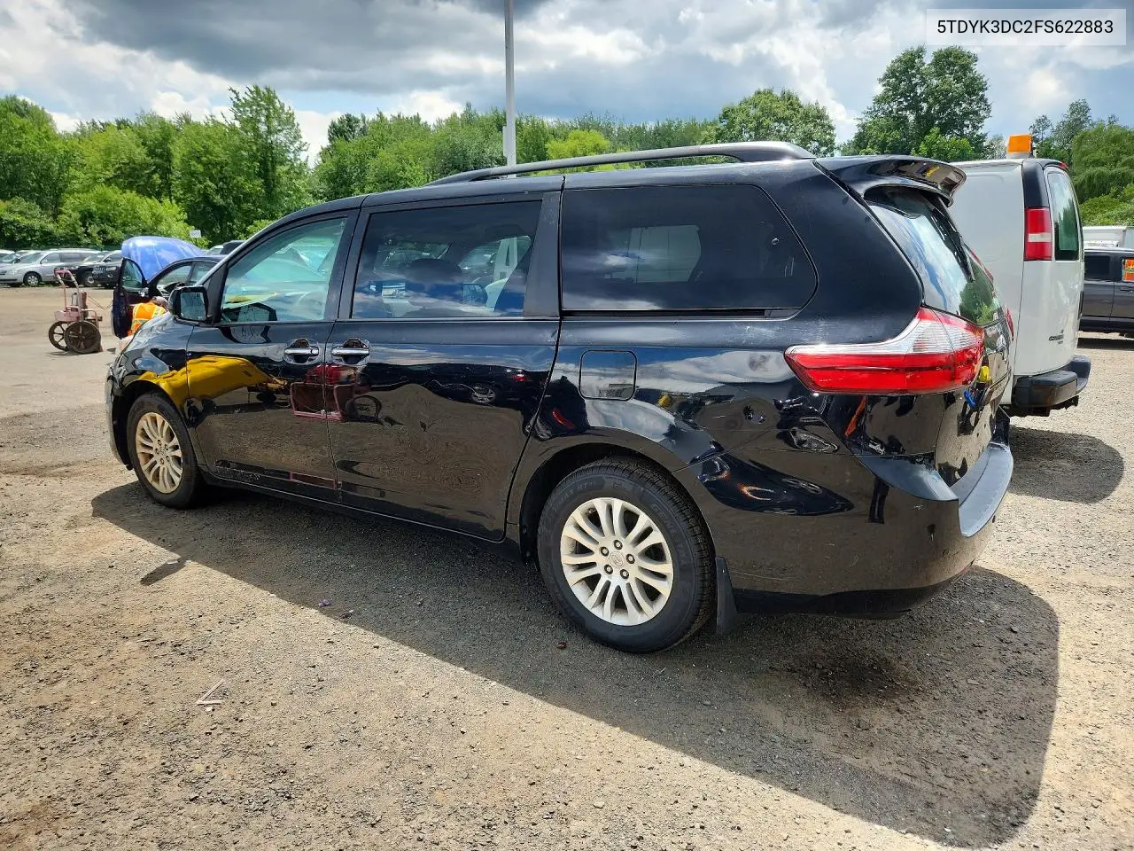 2015 Toyota Sienna Xle 8-Passenger VIN: 5TDYK3DC2FS622883 Lot: 62286626