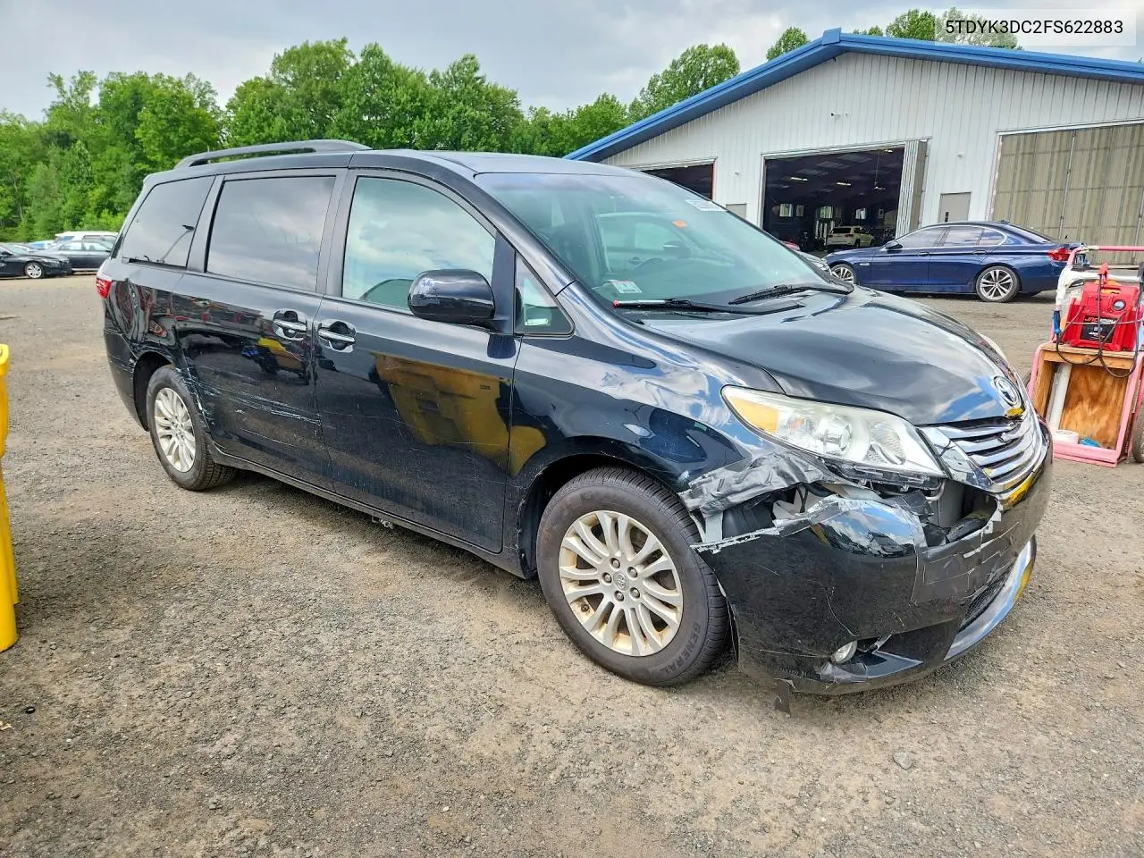 2015 Toyota Sienna Xle 8-Passenger VIN: 5TDYK3DC2FS622883 Lot: 62286626